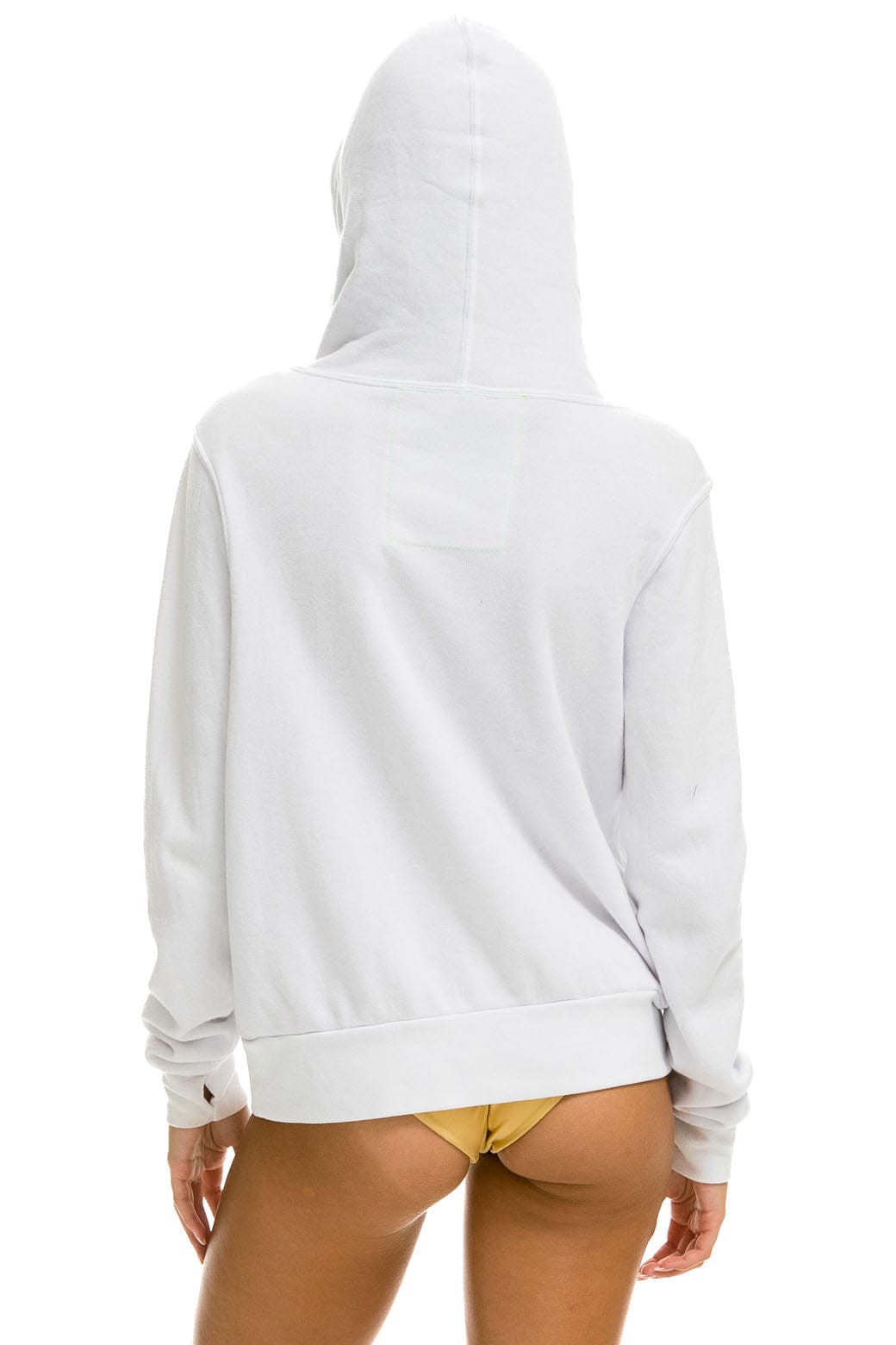 NINJA PULLOVER HOODIE - WHITE Hoodie Aviator Nation