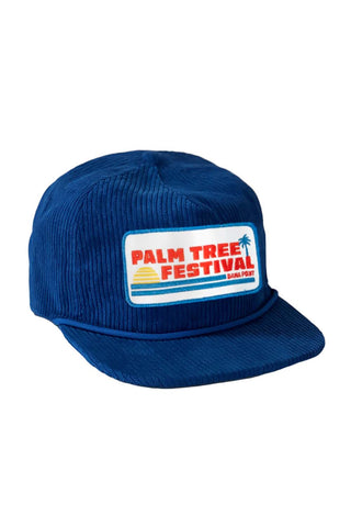 PALM TREE FESTIVAL ASPEN 2023 TRUCKER HAT Aviator Nation ROYAL