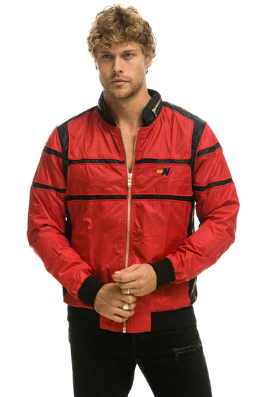 RACER JACKET - CHERRY Men's Outerwear Aviator Nation