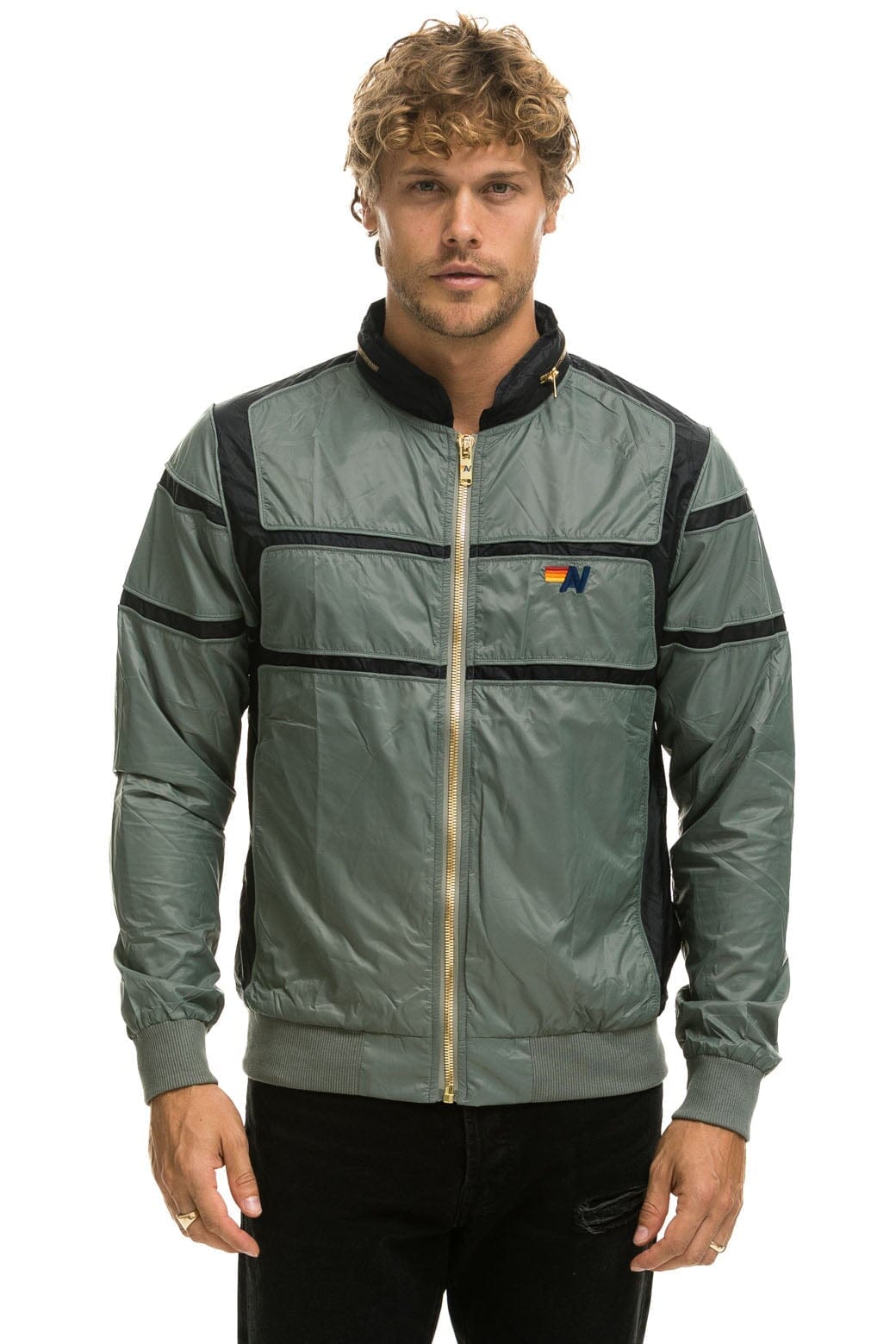 RACER JACKET SEDONA GREY – Aviator Nation - Main Image