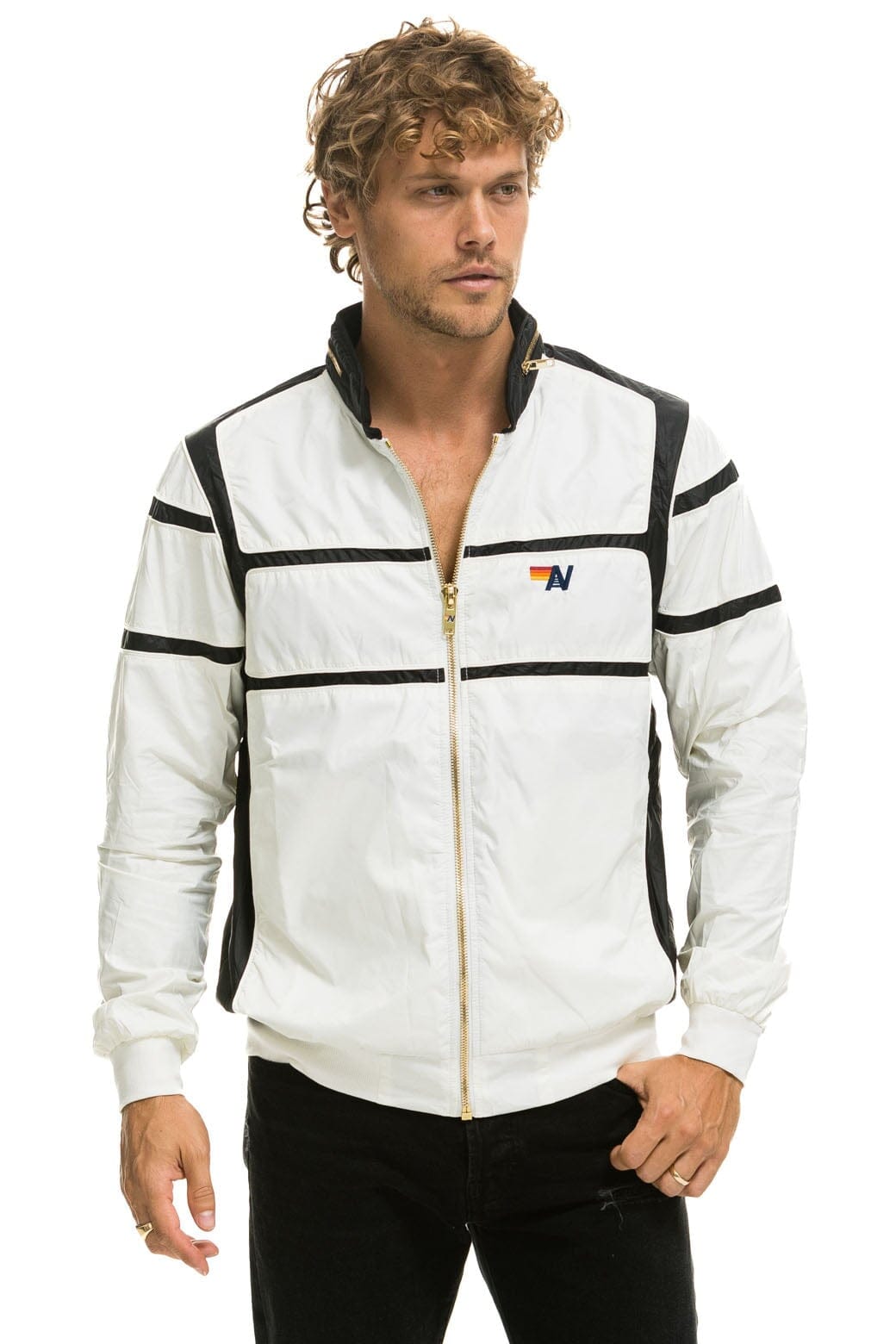 RACER JACKET - WHITE Men's Outerwear Aviator Nation