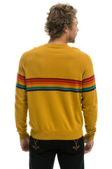 RAINBOW STRIPE 6 UNISEX LIGHT CASHMERE SWEATER - HARVEST Sweatshirt Aviator Nation