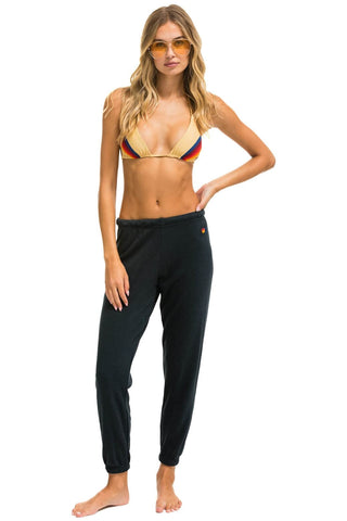 RIDE LOGO SWEATPANTS - CHARCOAL Women's Sweatpants Aviator Nation
