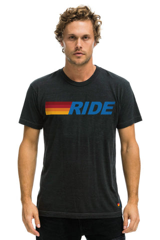 RIDE LOGO TEE - CHARCOAL Tees Aviator Nation
