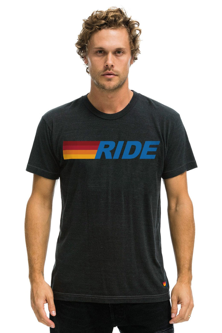 RIDE LOGO TEE - CHARCOAL Tees Aviator Nation