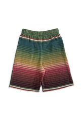 SERAPE KIDS SWEATSHORTS - JUNGLE GREEN Kids Shorts Aviator Nation
