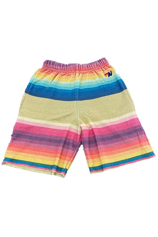 SERAPE KIDS SWEATSHORTS - LIGHT KHAKI Kids Shorts Aviator Nation