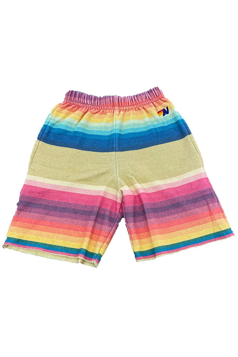 SERAPE KIDS SWEATSHORTS - LIGHT KHAKI Kids Shorts Aviator Nation