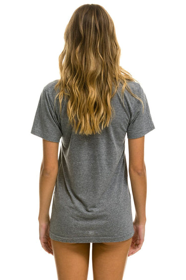 SIGNATURE ASPEN TEE - HEATHER GREY Tees Aviator Nation