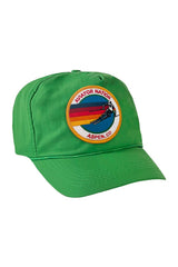SIGNATURE ASPEN VINTAGE NYLON TRUCKER HAT HATS Aviator Nation KELLY GREEN