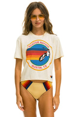 SIGNATURE AUSTIN BOYFRIEND TEE - VINTAGE WHITE Boyfriend Tee Aviator Nation