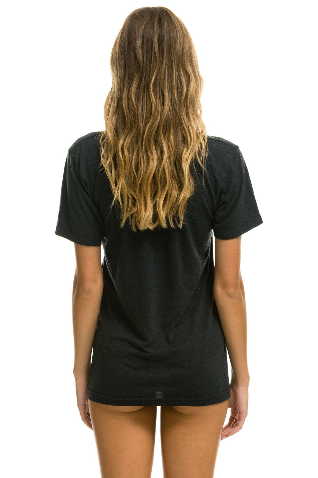 SIGNATURE AUSTIN TEE - CHARCOAL Tees Aviator Nation
