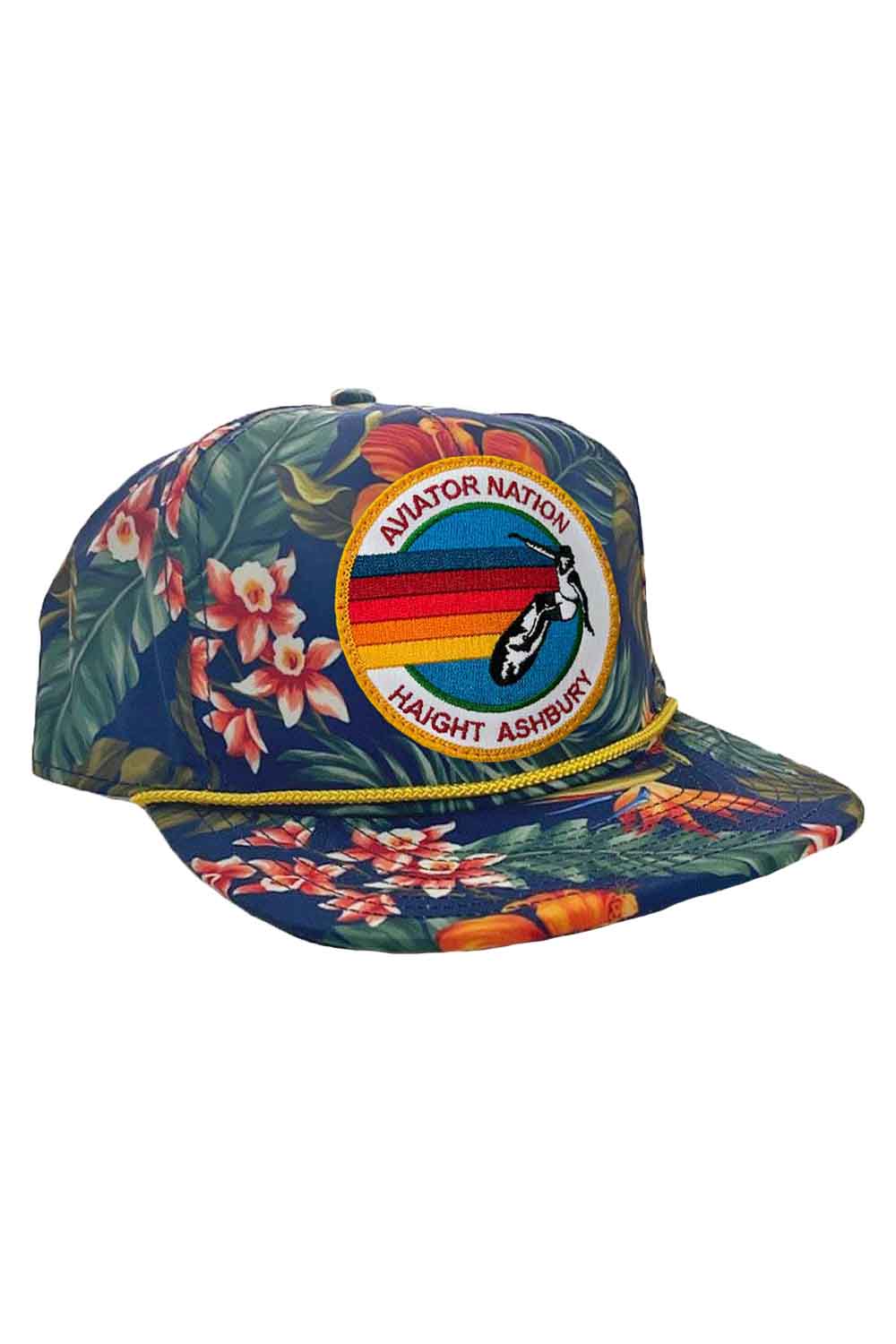 SIGNATURE HAIGHT ASHBURY - VINTAGE SAFARI TWILL LOW RISE TRUCKER HATS Aviator Nation NAVY