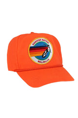 SIGNATURE MALIBU VINTAGE NYLON TRUCKER HAT HATS Aviator Nation NEON ORANGE