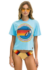 SIGNATURE MANHATTAN BEACH BOYFRIEND TEE - SKY Boyfriend Tee Aviator Nation