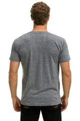 SIGNATURE SMALL CIRCLE LOGO TEE - HEATHER GREY Tees Aviator Nation