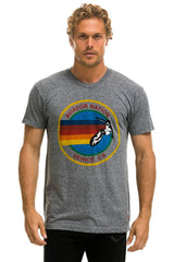 SIGNATURE TEE - HEATHER GREY Tees Aviator Nation
