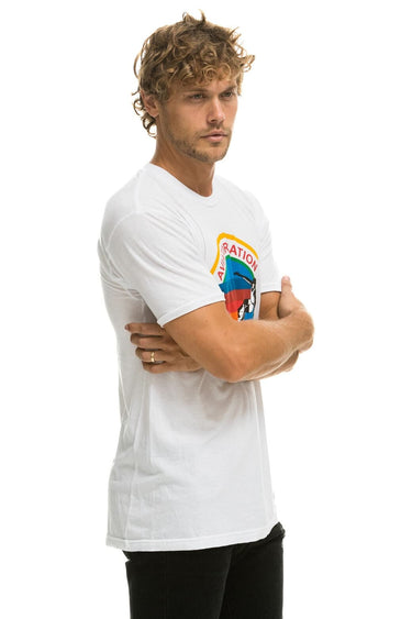 SIGNATURE TEE - WHITE Tees Aviator Nation