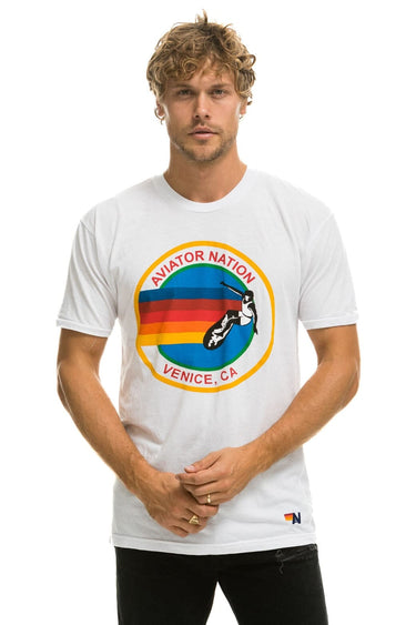 SIGNATURE TEE - WHITE Tees Aviator Nation