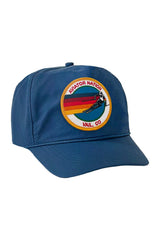 SIGNATURE VAIL VINTAGE NYLON TRUCKER HAT HATS Aviator Nation NAVY