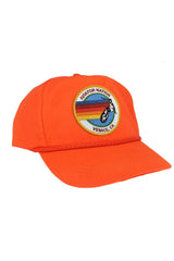 SIGNATURE - VINTAGE NYLON TRUCKER HAT HATS Aviator Nation NEON ORANGE