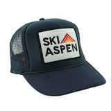 SKI ASPEN TRUCKER HAT HATS Aviator Nation NAVY