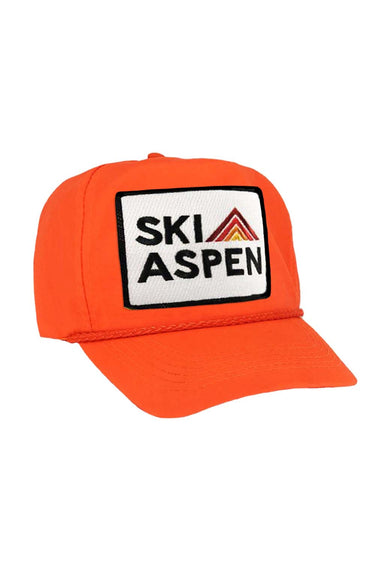 SKI ASPEN - VINTAGE NYLON TRUCKER HAT HATS Aviator Nation