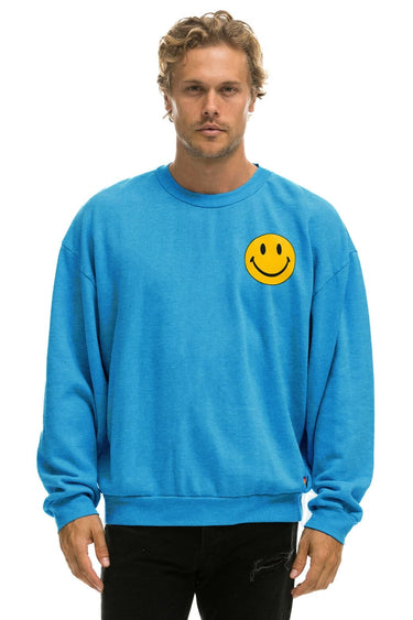 SMILEY 2 RELAXED SWEATSHIRT - OCEAN Sweatshirt Aviator Nation