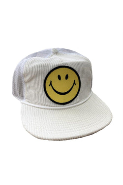 SMILEY - VINTAGE CORDUROY MESH TRUCKER HAT HATS Aviator Nation