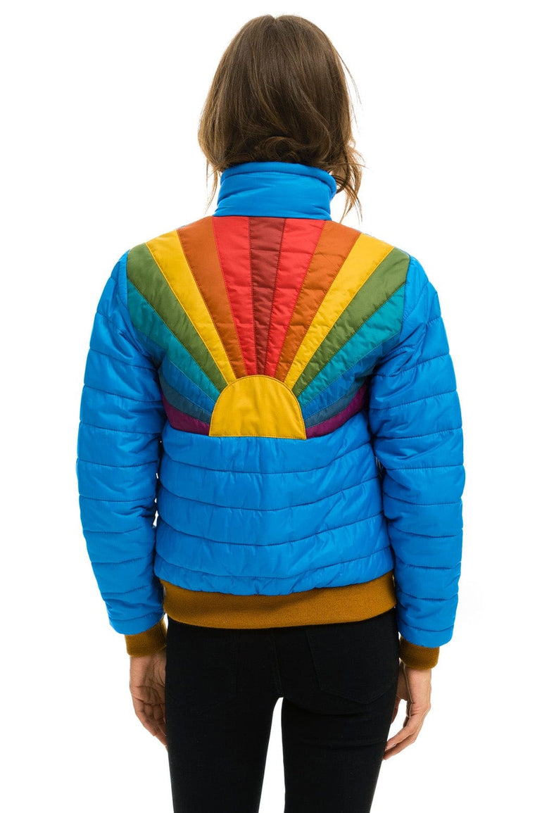 SUNBURST JACKET - BLUE CINA Women's Outerwear Aviator Nation