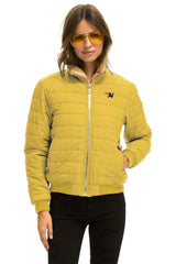 SUNBURST JACKET - KHAKI Women's Outerwear Aviator Nation