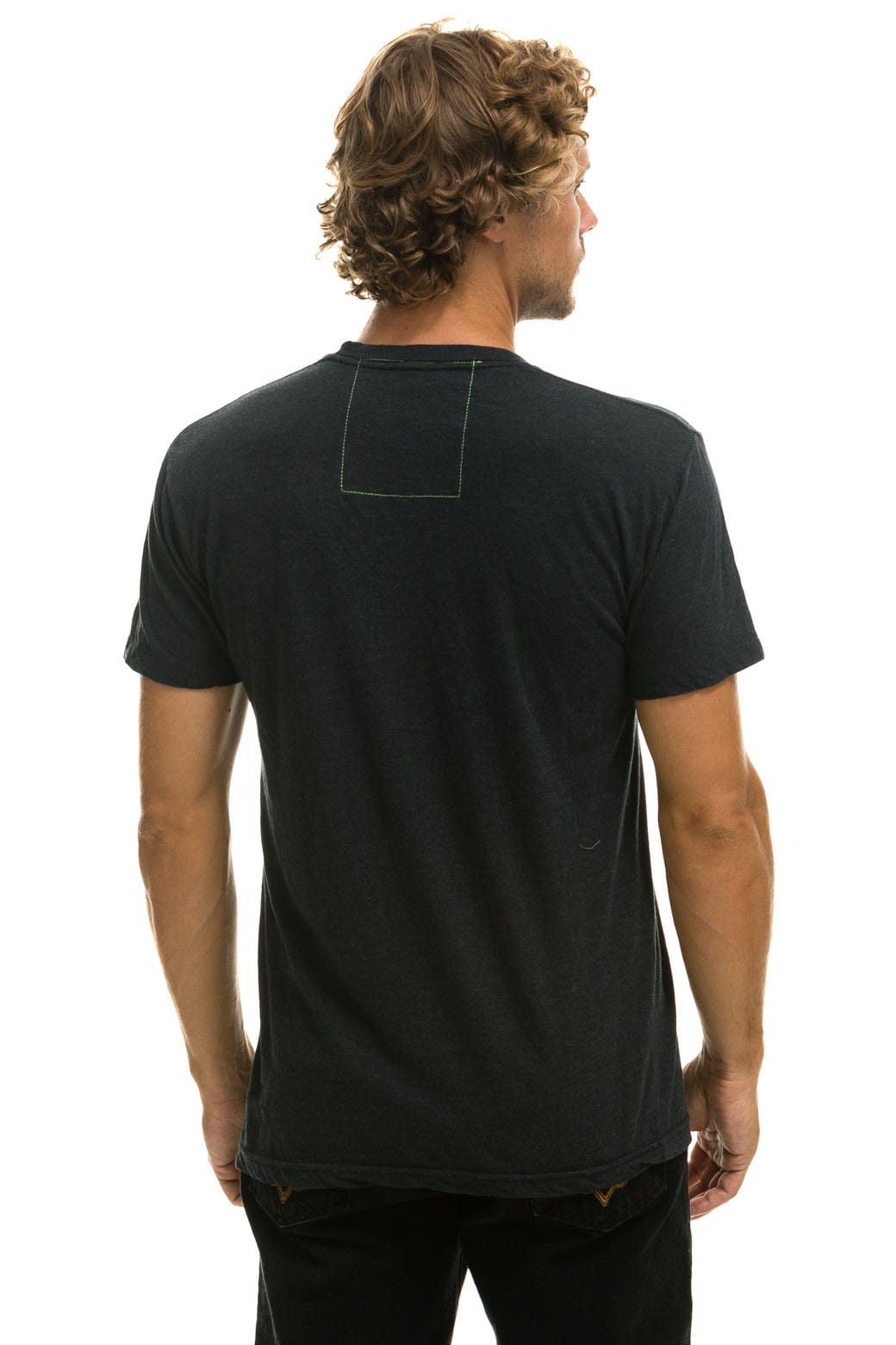 SURF NAKED TEE - CHARCOAL Tees Aviator Nation