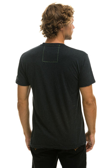SURF NAKED TEE - CHARCOAL Tees Aviator Nation