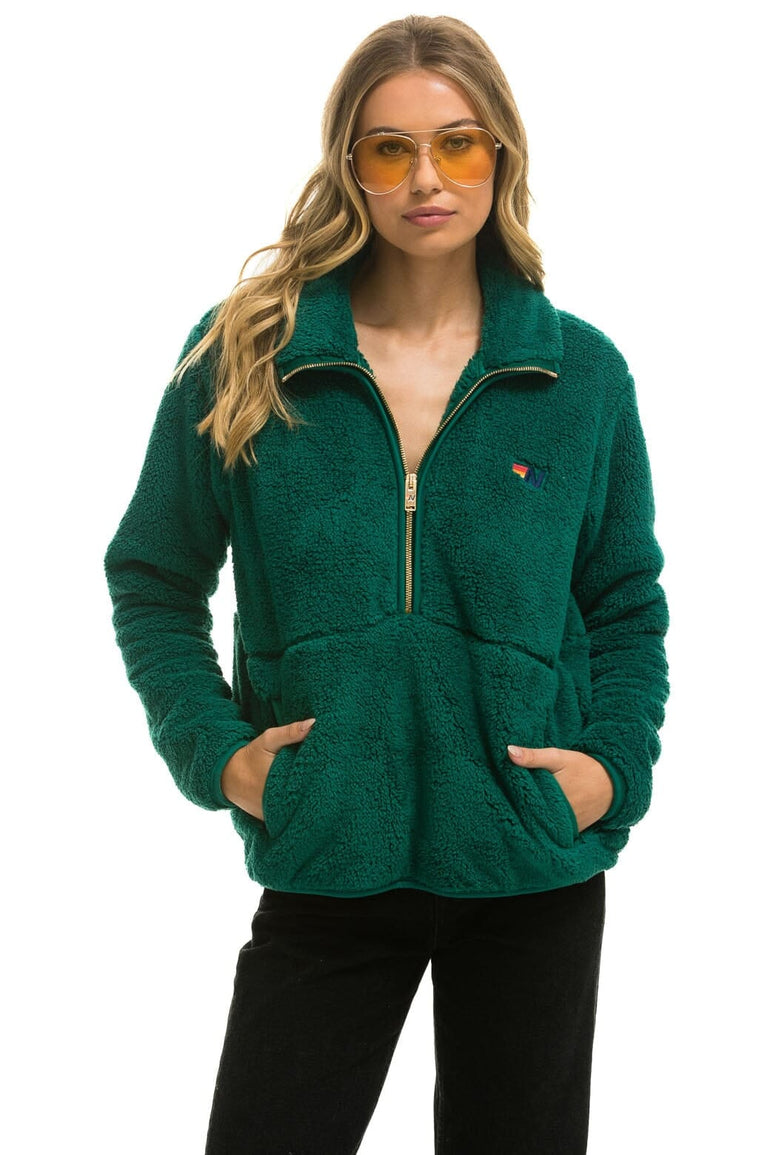 TEDDY UNISEX HALF ZIP JACKET - AMAZON Unisex Outerwear Aviator Nation