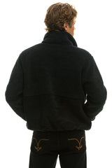TEDDY UNISEX HALF ZIP JACKET - BLACK Jacket Aviator Nation