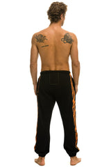TIGER STRIPE MEN'S SWEATPANTS - BLACK // TIGER Men's Sweatpants Aviator Nation