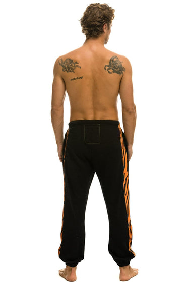 TIGER STRIPE MEN'S SWEATPANTS - BLACK // TIGER Men's Sweatpants Aviator Nation