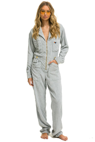 UNISEX CORDUROY FLIGHT SUIT - CLOUD Flight Suit Aviator Nation