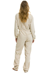 UNISEX CORDUROY FLIGHT SUIT - VINTAGE WHITE Flight Suit Aviator Nation