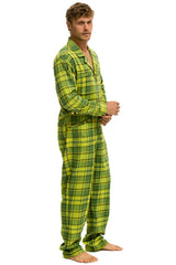 UNISEX PLAID FLIGHT SUIT - AVOCADO PLAID Flight Suit Aviator Nation