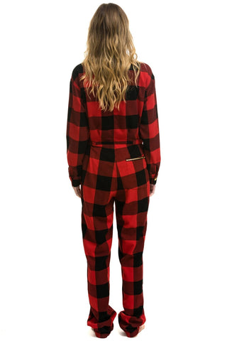 UNISEX PLAID FLIGHT SUIT - BUFFALO PLAID Flight Suit Aviator Nation