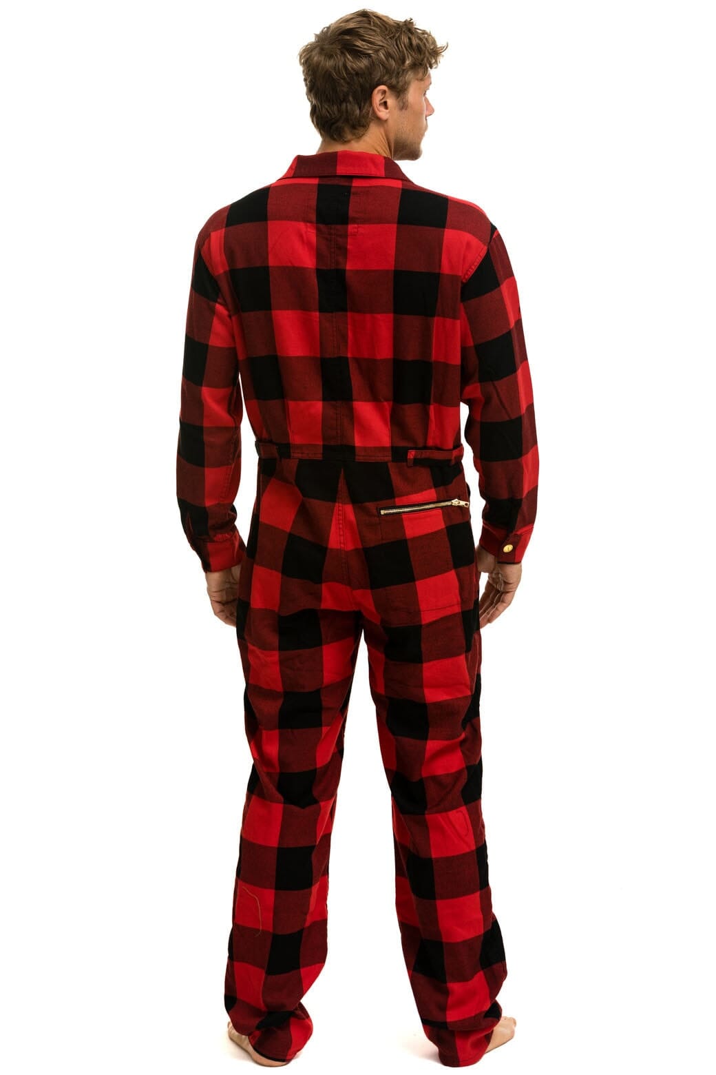 UNISEX PLAID FLIGHT SUIT - BUFFALO PLAID Flight Suit Aviator Nation