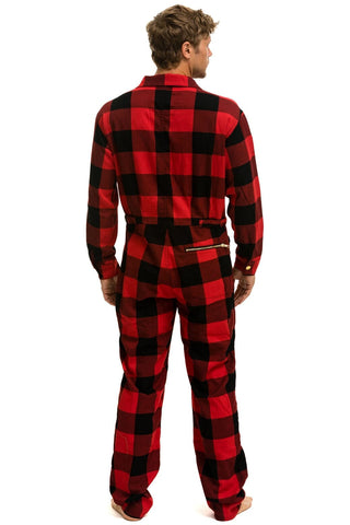 UNISEX PLAID FLIGHT SUIT - BUFFALO PLAID Flight Suit Aviator Nation