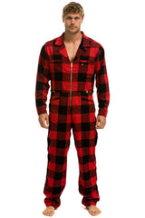 UNISEX PLAID FLIGHT SUIT - BUFFALO PLAID Flight Suit Aviator Nation