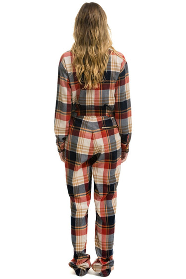 UNISEX PLAID FLIGHT SUIT - COWBOY PLAID Flight Suit Aviator Nation