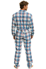 UNISEX PLAID FLIGHT SUIT - MONTAUK PLAID Flight Suit Aviator Nation