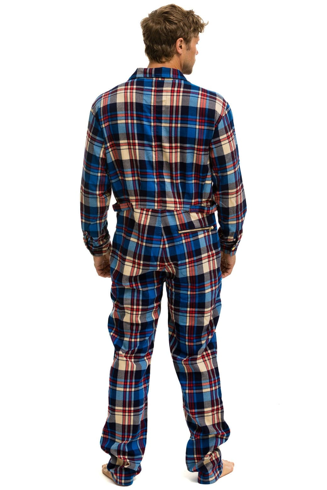 UNISEX PLAID FLIGHT SUIT - PATRIOT PLAID Flight Suit Aviator Nation