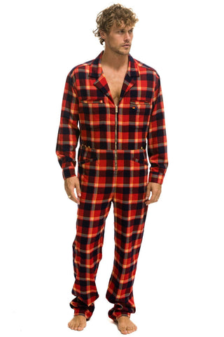 UNISEX PLAID FLIGHT SUIT - RUGBY PLAID Flight Suit Aviator Nation