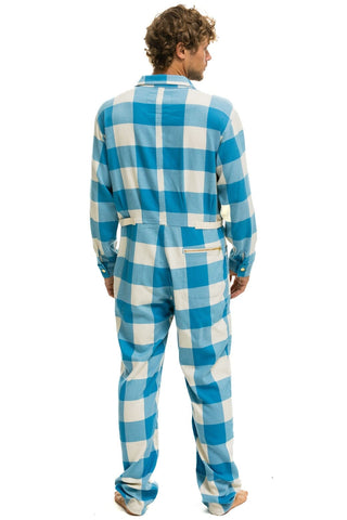 UNISEX PLAID FLIGHT SUIT - SKY PLAID Flight Suit Aviator Nation