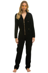 UNISEX TWILL FLIGHT SUIT - BLACK Flight Suit Aviator Nation